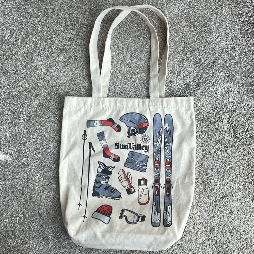 Sun Valley cotton tote bag